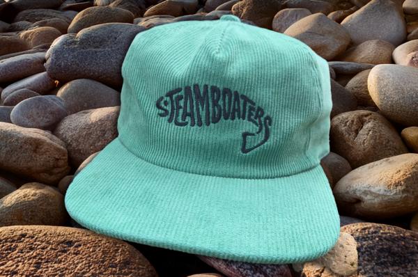 Hat - Green High Crown 5 Panel